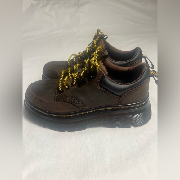 Dr. Martens Tarik Lo Leather Utility Shoes Dark Brown Size 6 Ladies 5 Men NWOB - Picture 9 of 13